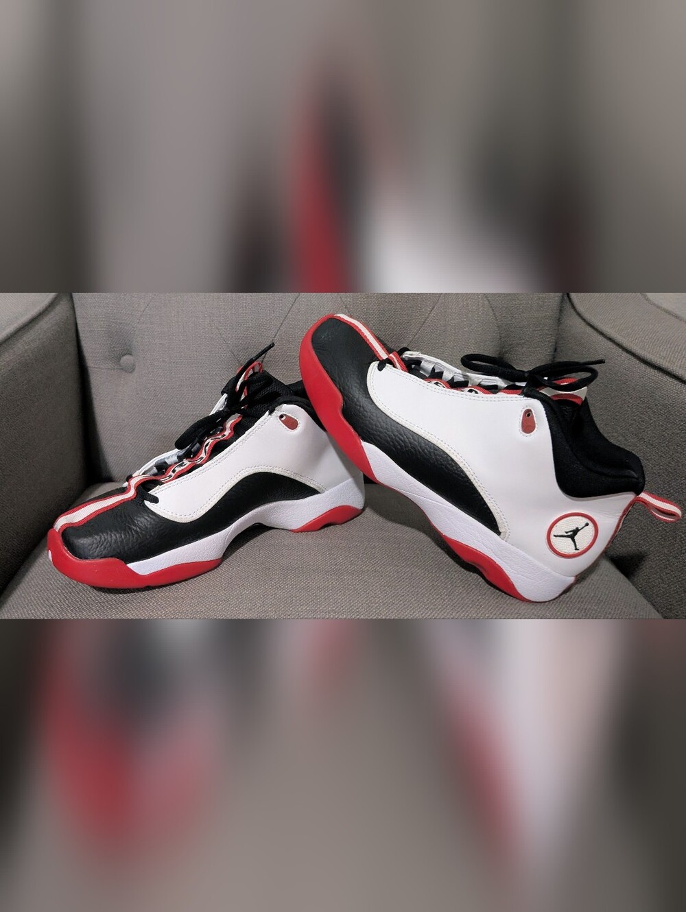 Nike Jordan Jumpman Pro Quick Athletic Sneakers - White Varisty, Red & Black